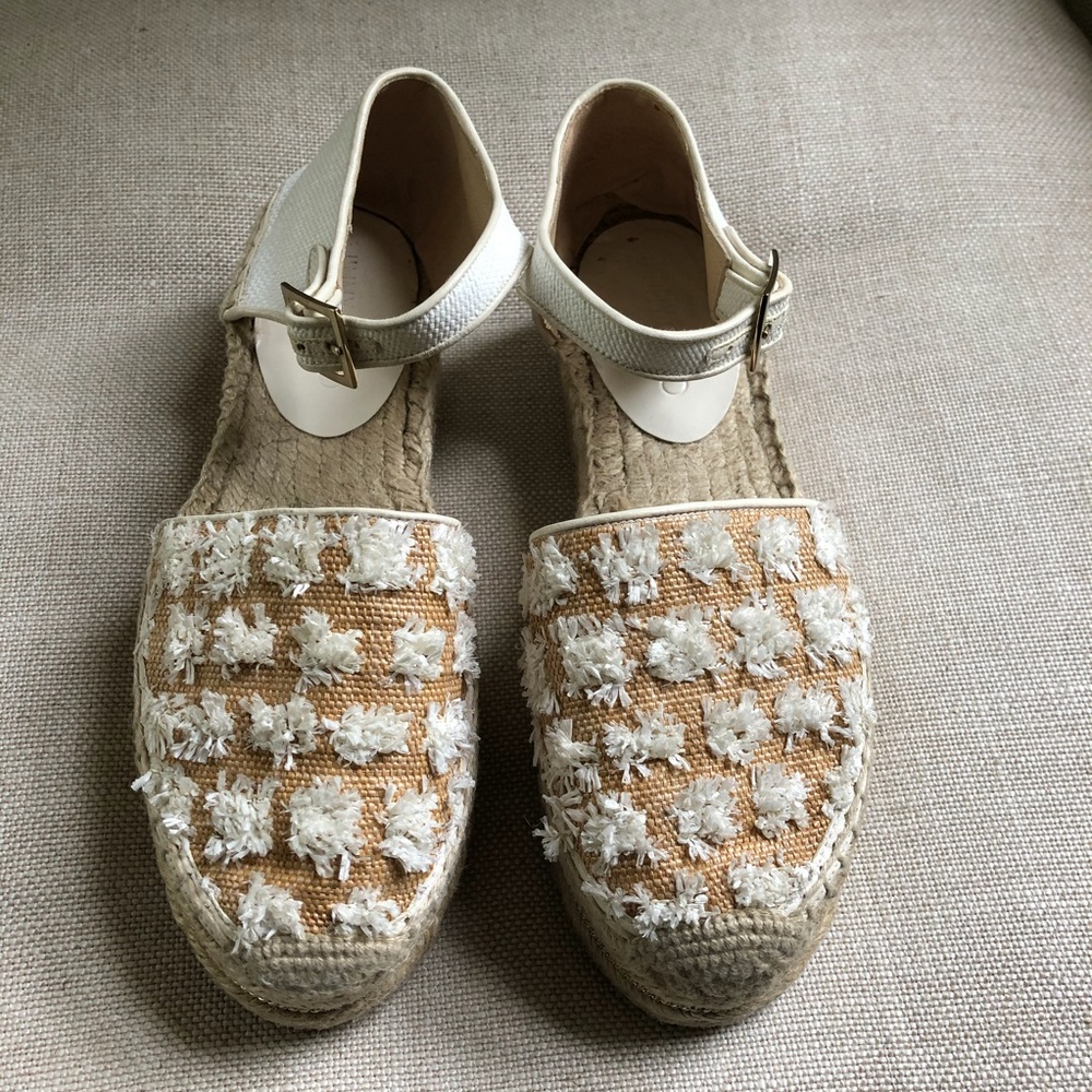 Jimmy Choo Flatform Espadrilles Sandals Delphine 7 - Picture 3 of 8